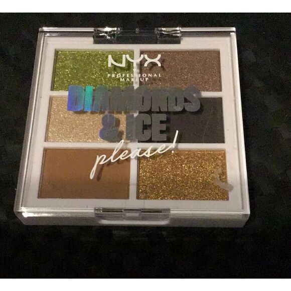 BNIB~NYX Diamonds & Ice Please D1603 Jeweled & Jaded Eyeshadow Palette - Picture 1 of 3
